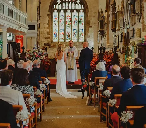 Wedding St Thomas Lymington Wedding St Thomas Lymington